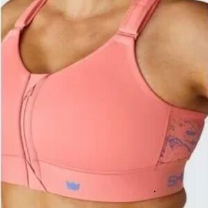 SHEFIT Women’s Size 4 Luxe Pink Sports Bra Athletic Support Training